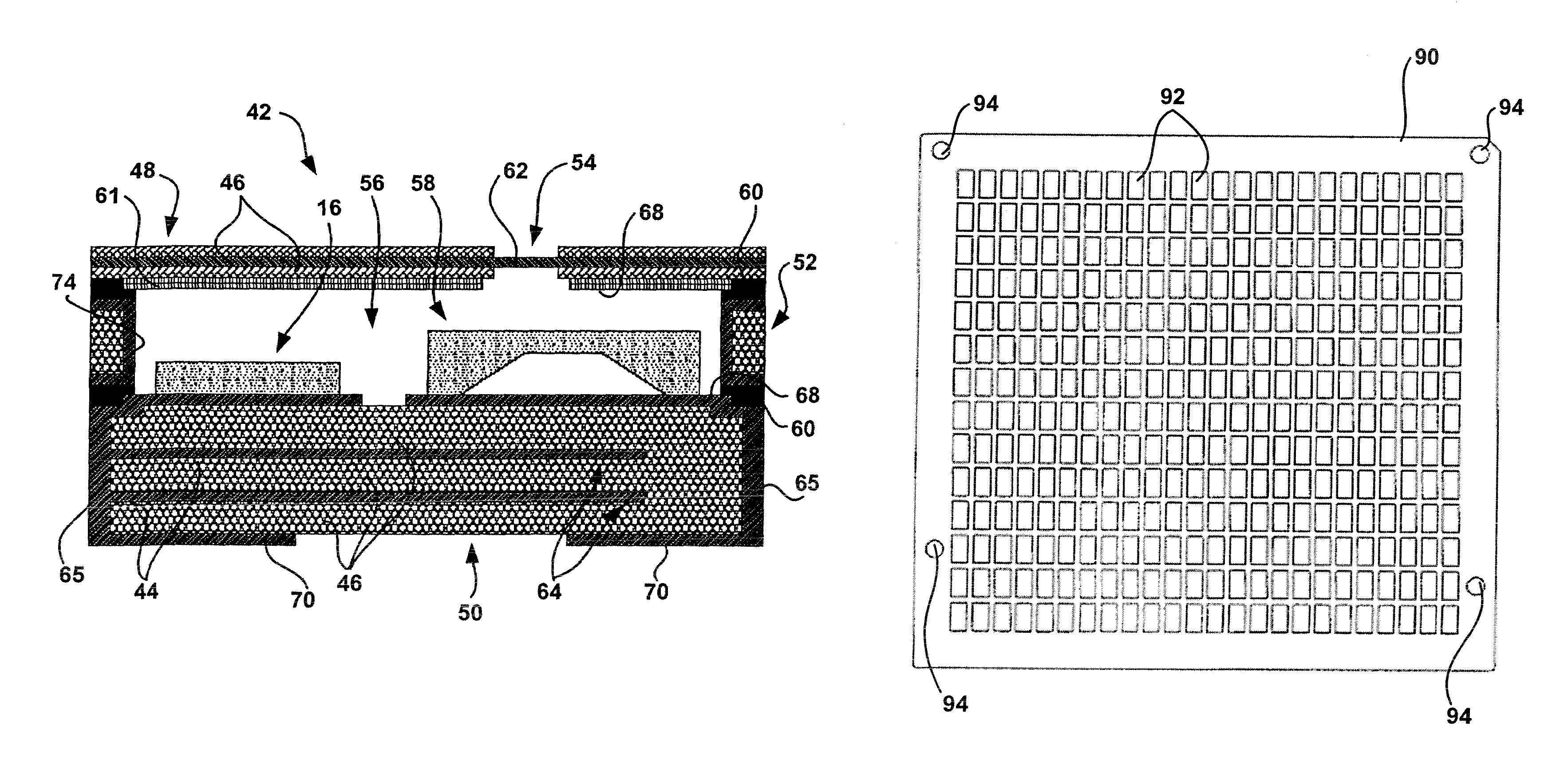 Silicon condenser microphone and manufacturing method