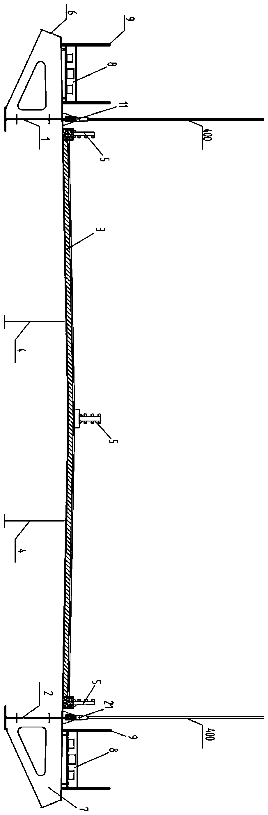 Suspension bridge stiffening girder