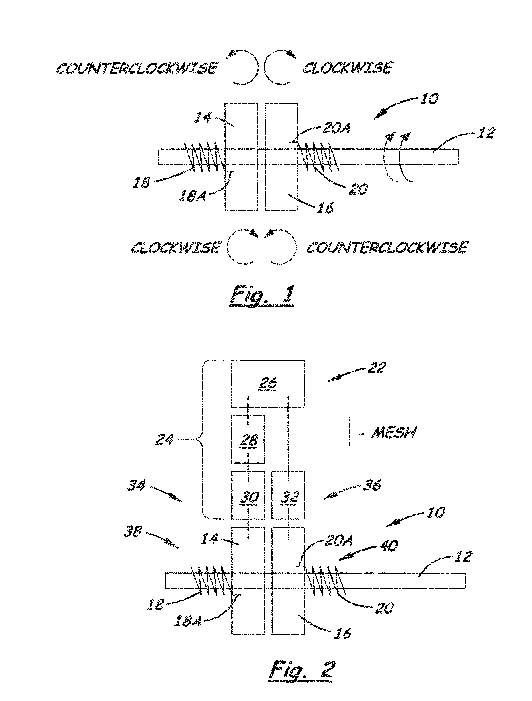 Drive conversion mechanism enabling constantly meshed gears in a drive input gear train