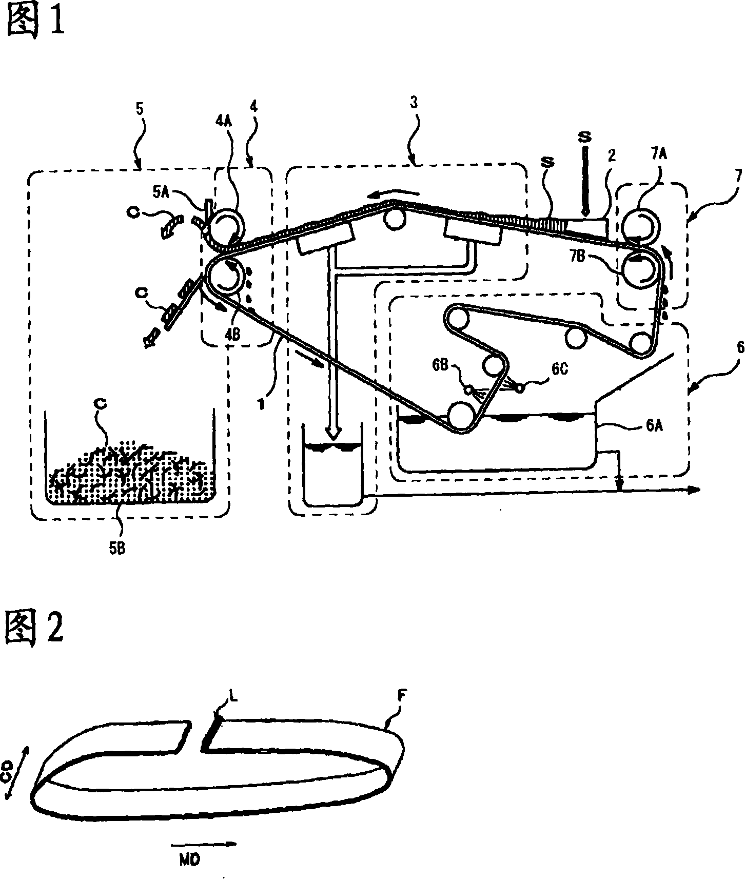 Filter cloth belt of spin-drying sludge and sludge spin-drying device using the same