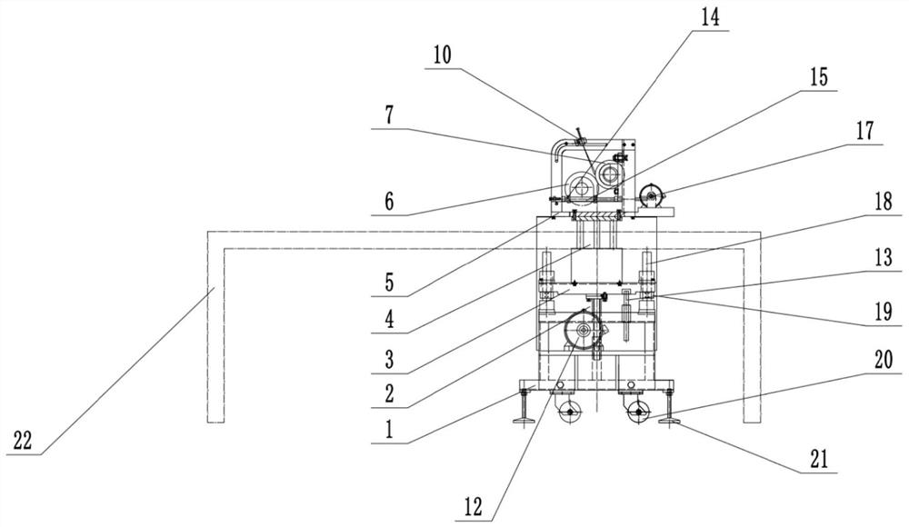 Viscous slurry grinding machine and using method thereof