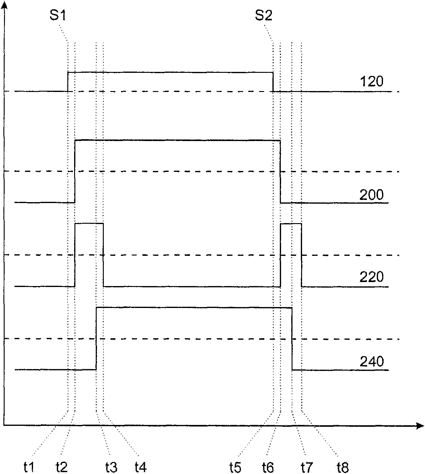 System with driver circuit and at least one power switch and its driving method