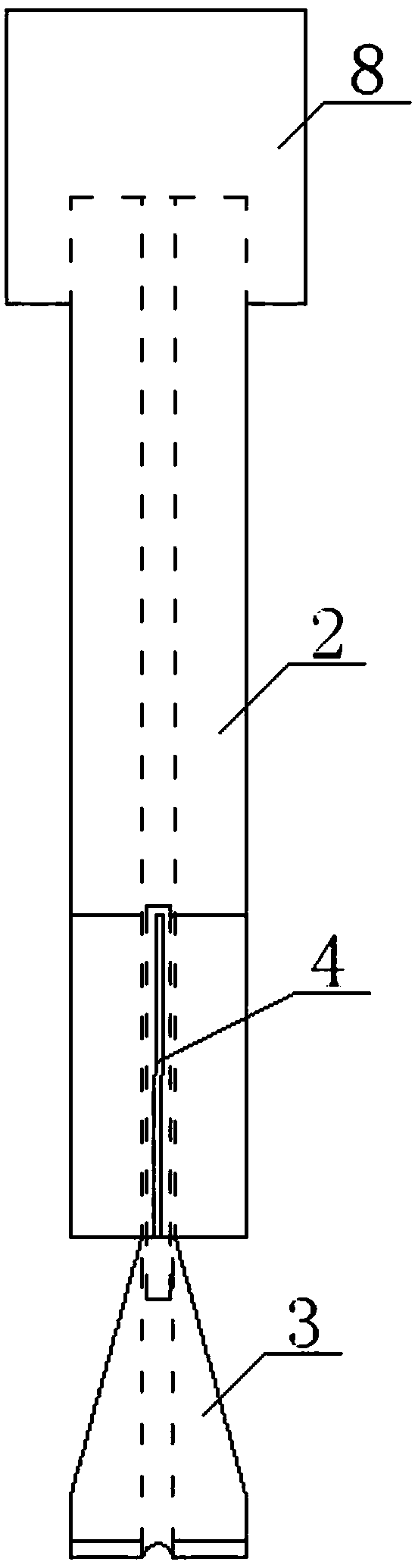 A hollow self-expanding bottom anchor bolt and its installation method