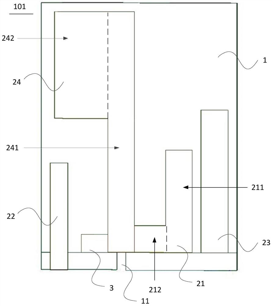 Shark fin antenna, antenna system comprising shark fin antenna and vehicle