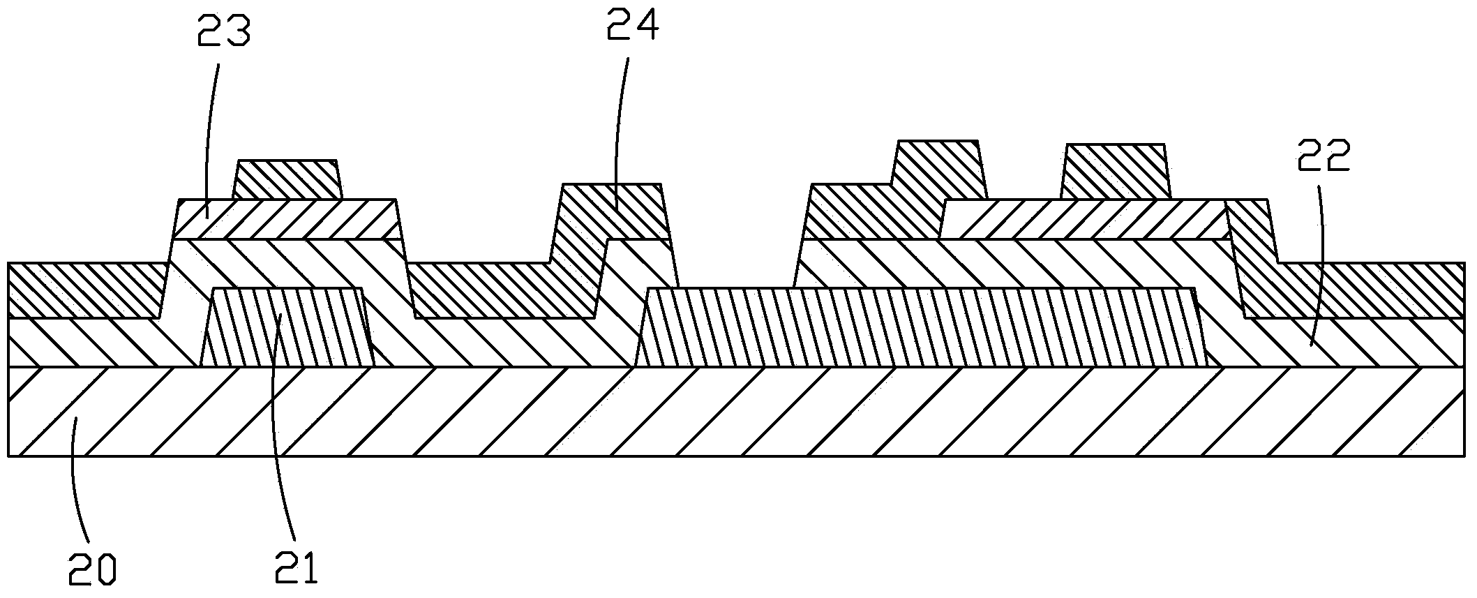 TFT (thin film transistor) backboard manufacturing method and TFT backboard structure