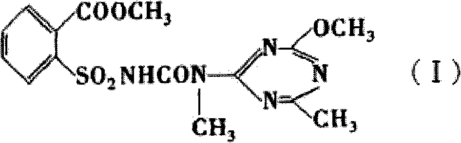 Method for preparing tribenuron-methyl