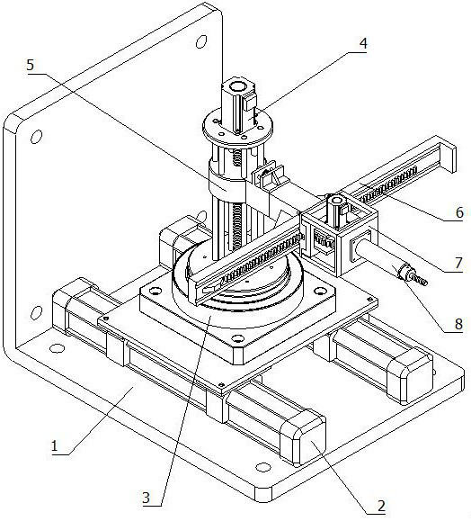 Intelligent machining device for irregular holes