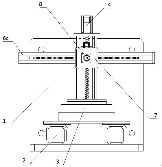 Intelligent machining device for irregular holes