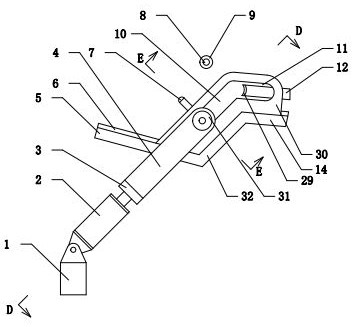 Turnover device for precision shaft production