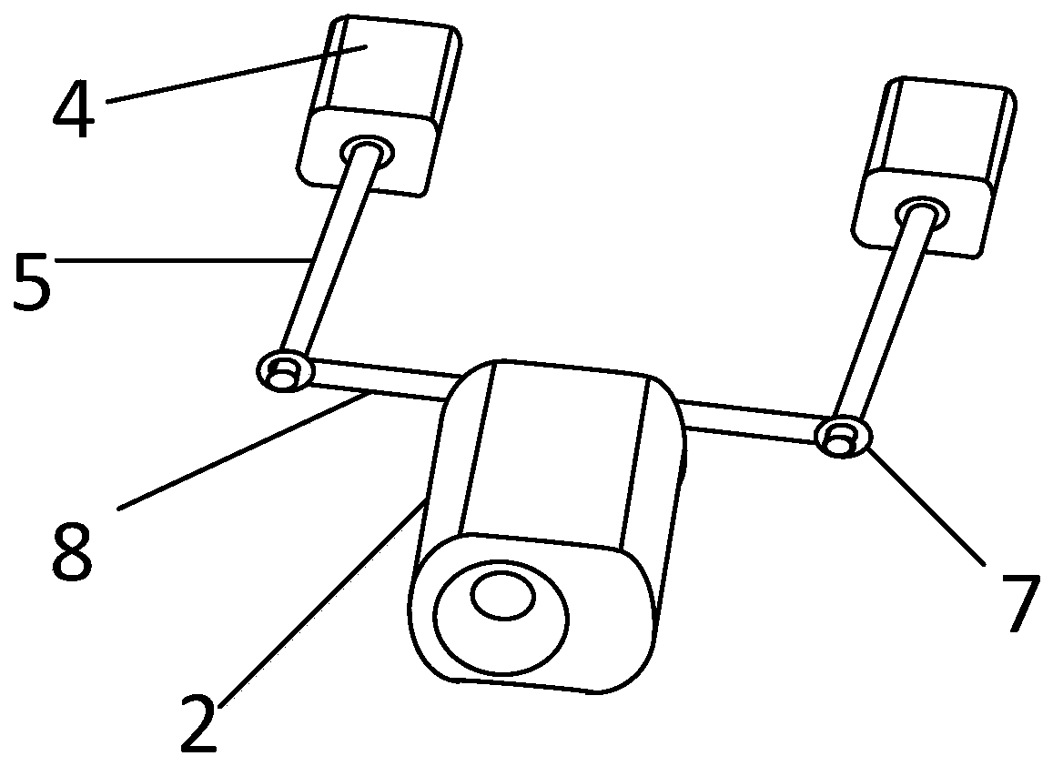 Five-lens three-dimensional surveying and mapping system