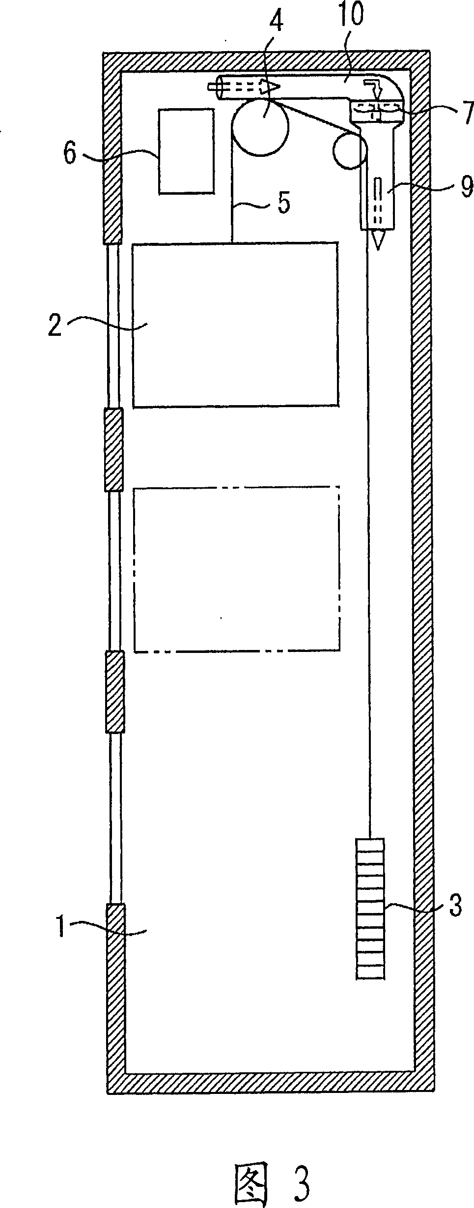 Heat radiator for elevator hoistway