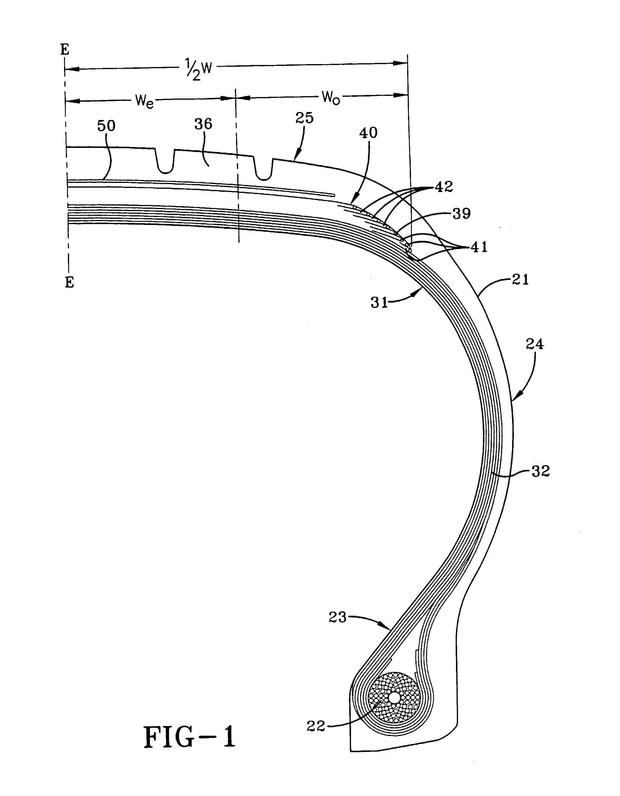 Composite belt structure and a method of manufacturing
