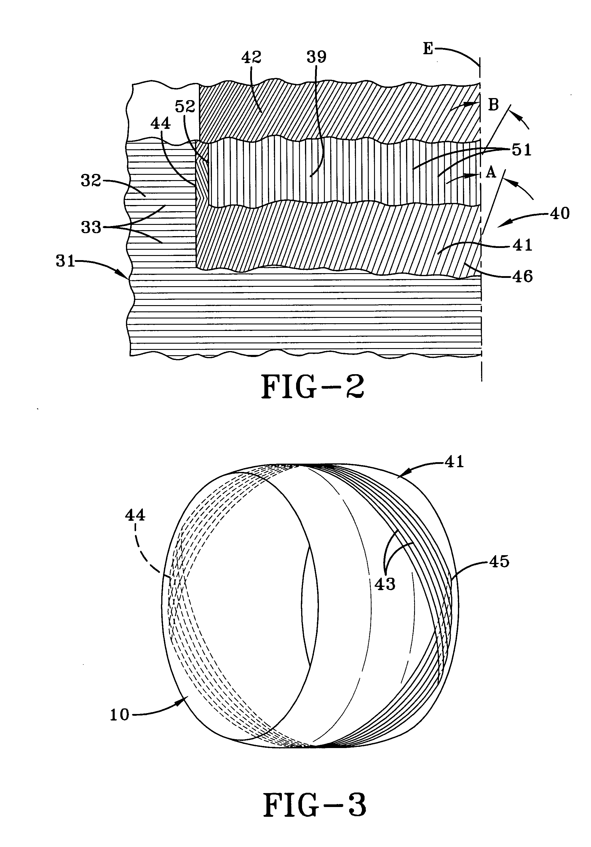 Composite belt structure and a method of manufacturing