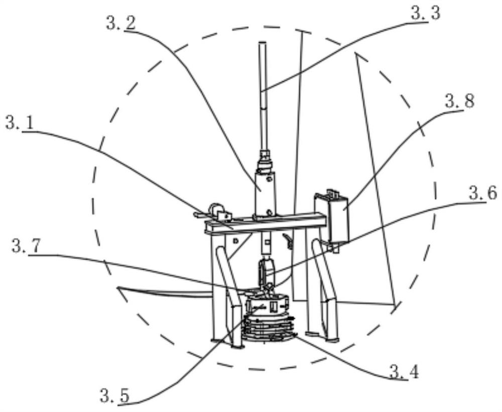 Installation method for composite cable of newly-built ocean platform