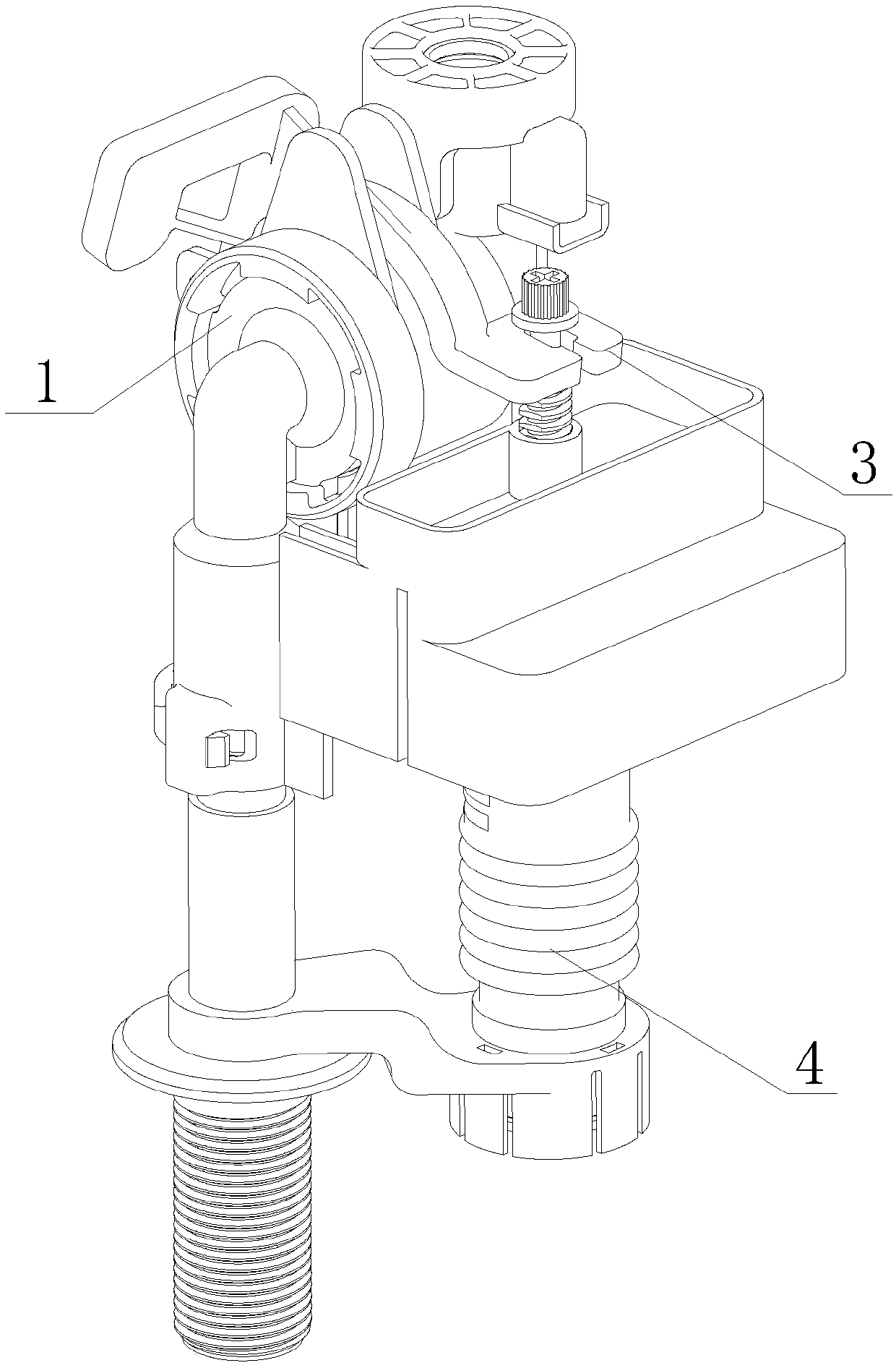 Delayed water inlet mechanism