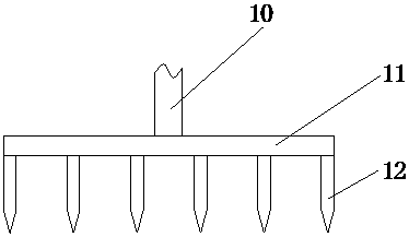 Tiller adjustable in tilling depth