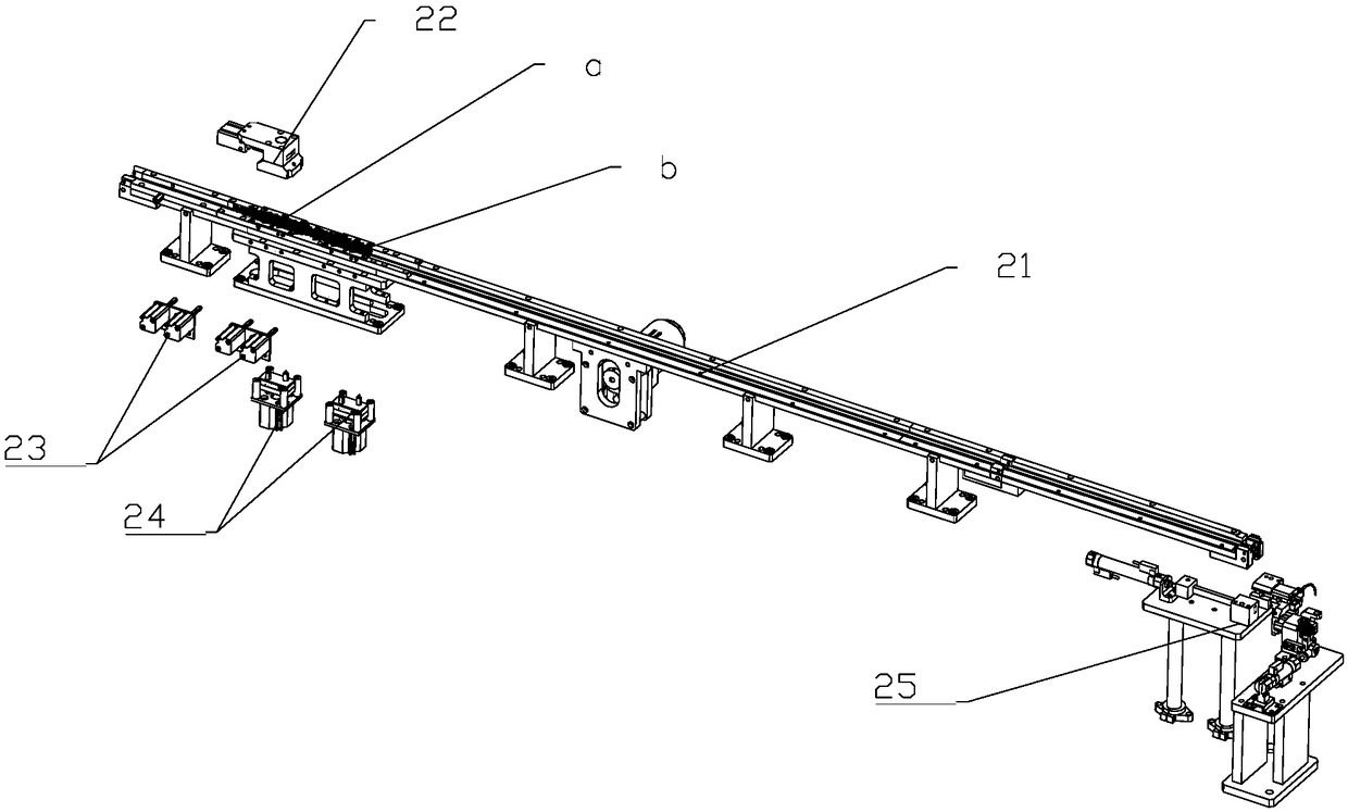 Full-automatic assembly production system of microswitch and sorting and discharging device