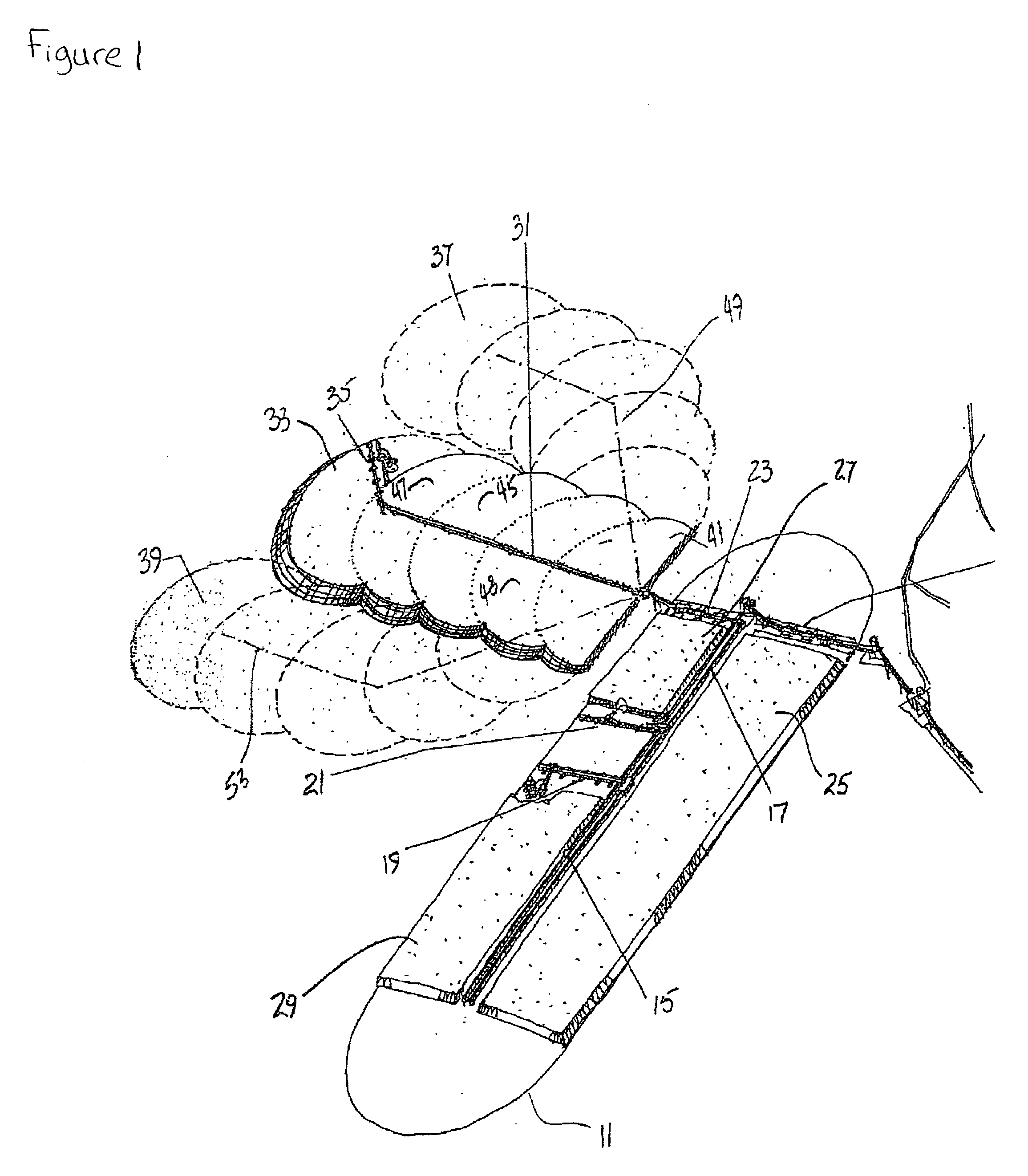 Method for multiple lift stacking using mobile conveyor system