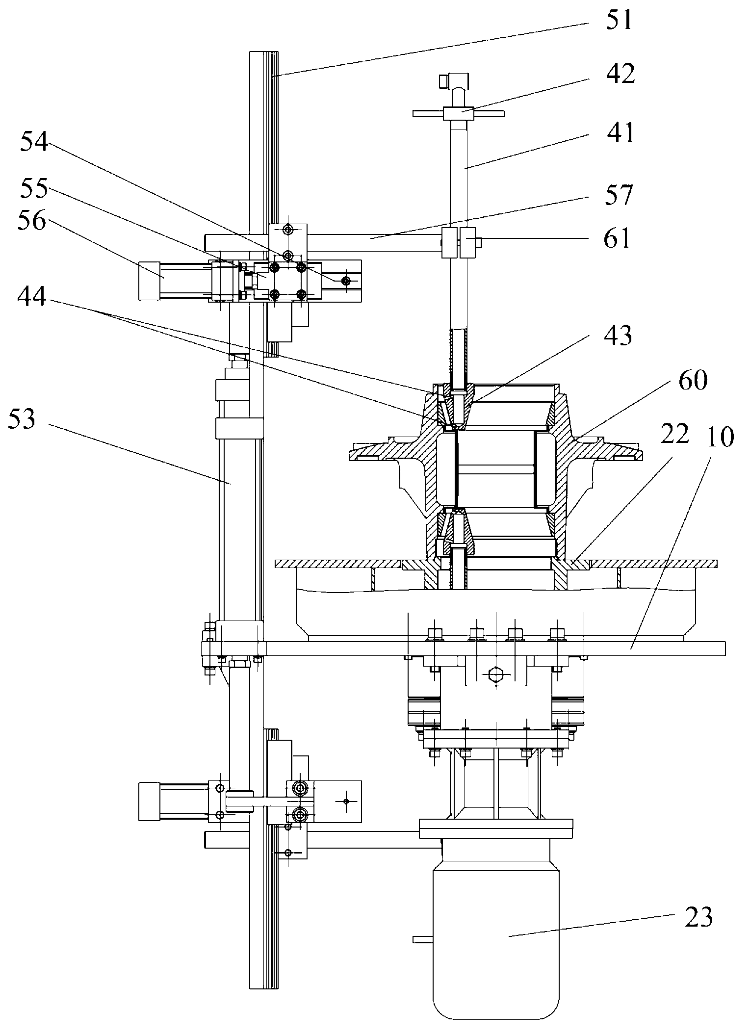 Automatic hub oiling machine