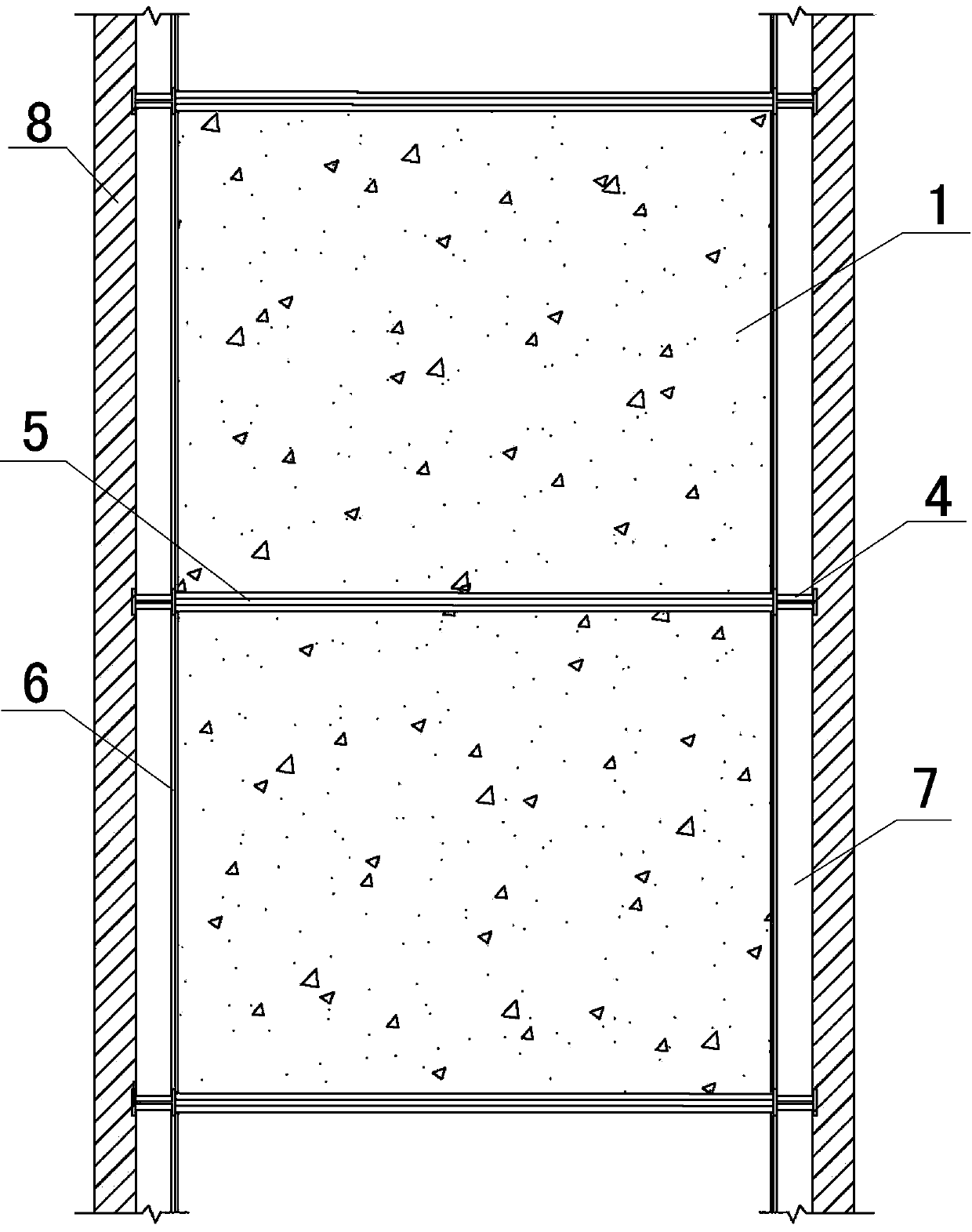 SP (Self Propelled) plate assembling type ancient city wall reinforcing structure and construction method