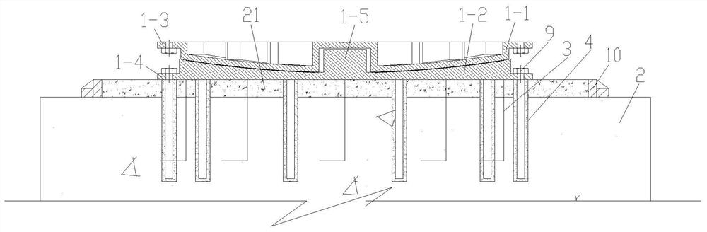 Swivel construction method for bridge in water-rich area