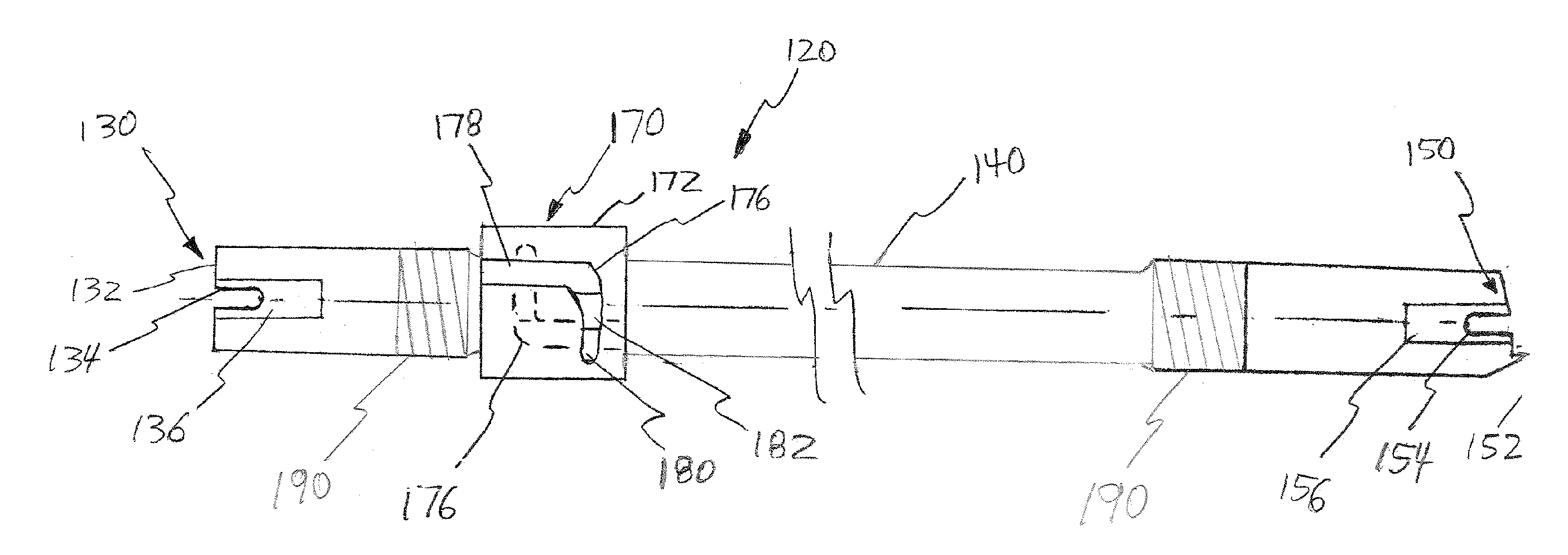 Punch-Down Tool Blade with Extended Reach