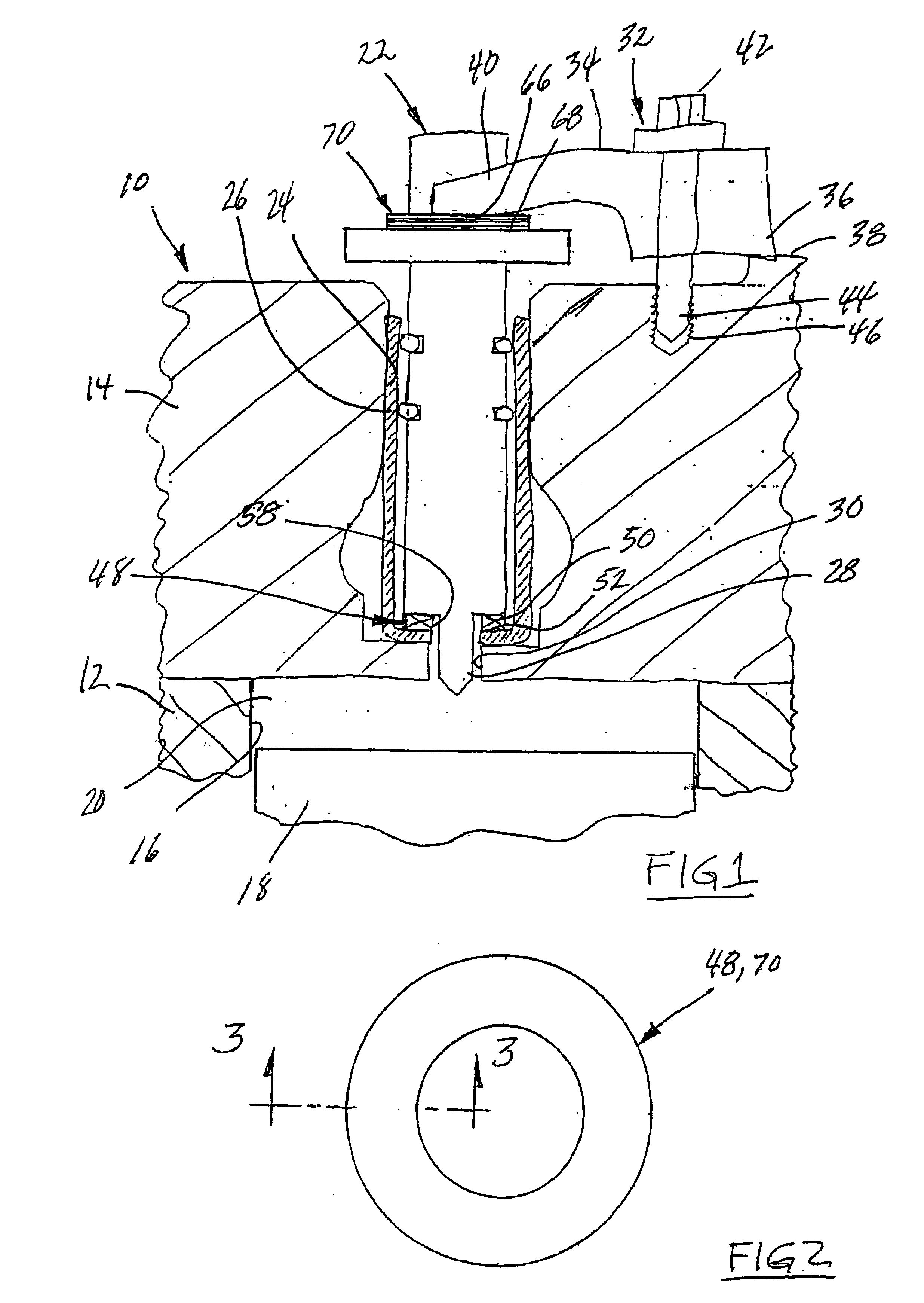 Gasket for fuel injector