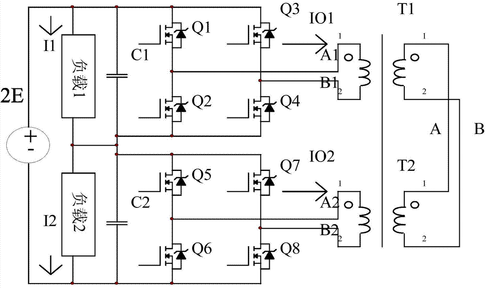 Direct voltage splitting circuit supporting multi-level technology