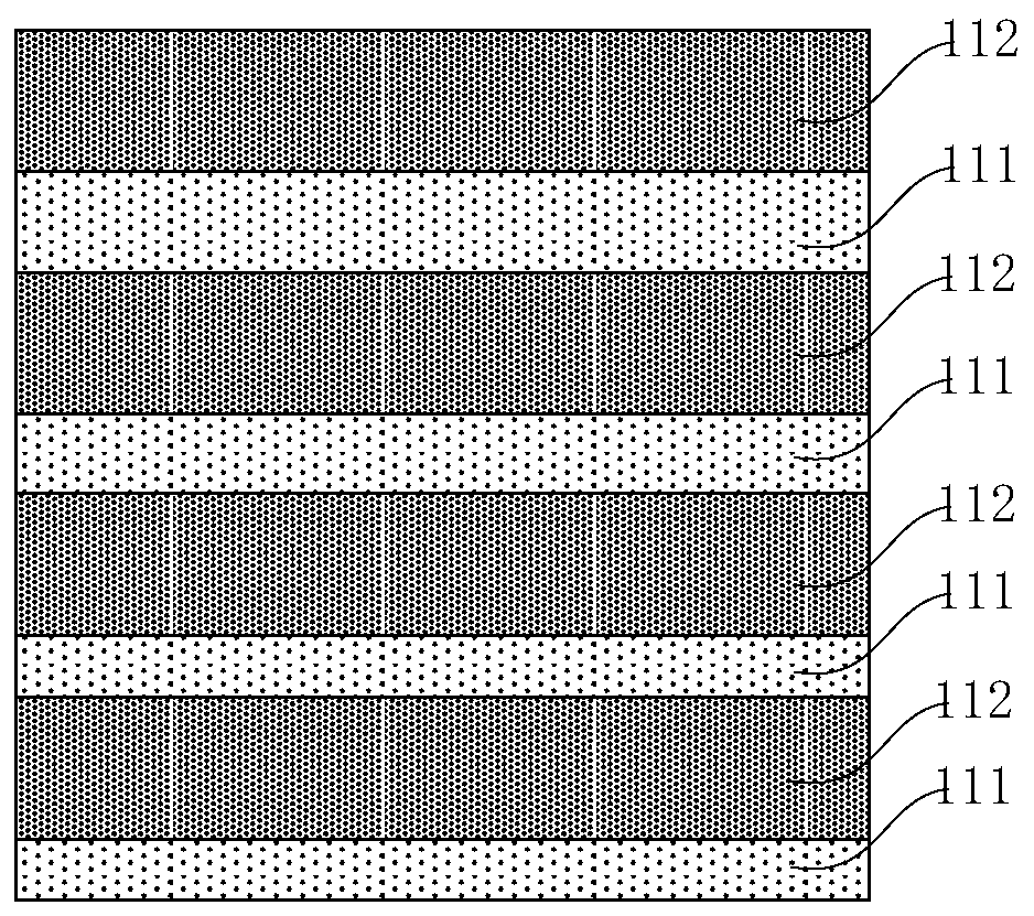 Laminated structure used for three-dimensional memory, three-dimensional memory and preparation method thereof