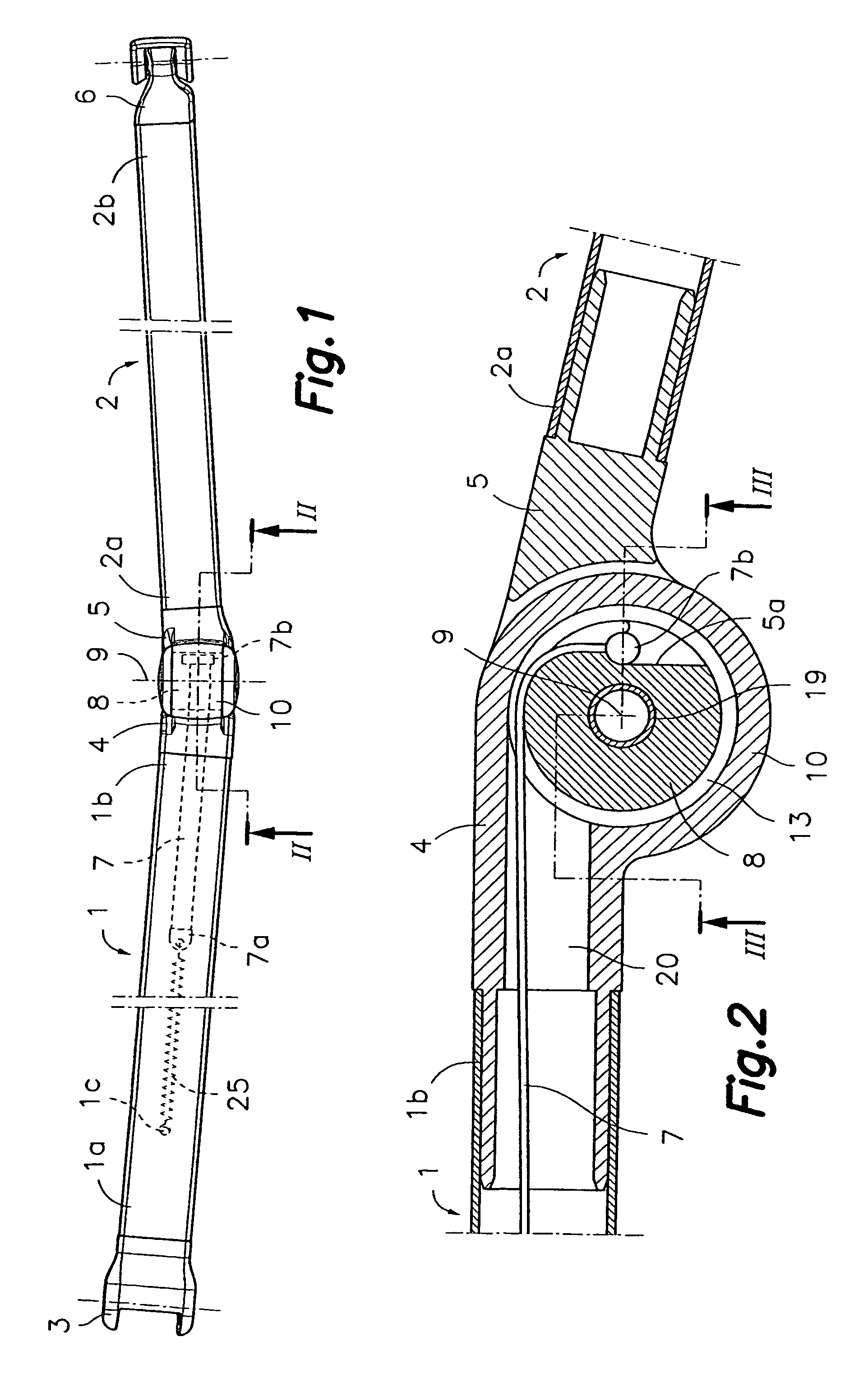 Articulated arm for awnings