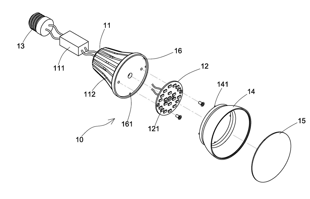 Bulb-type lamp structure