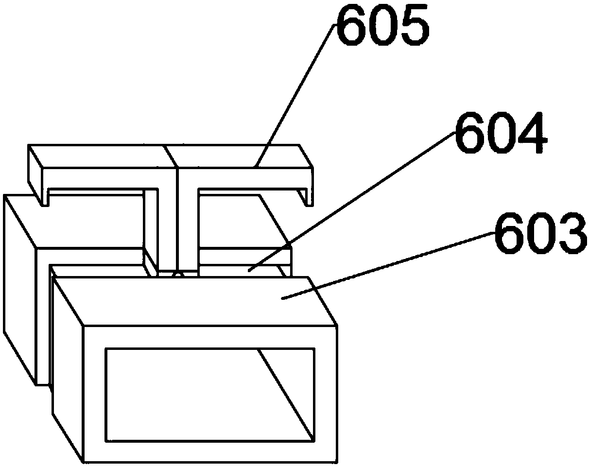 Tea dust-removal device with air separation structure