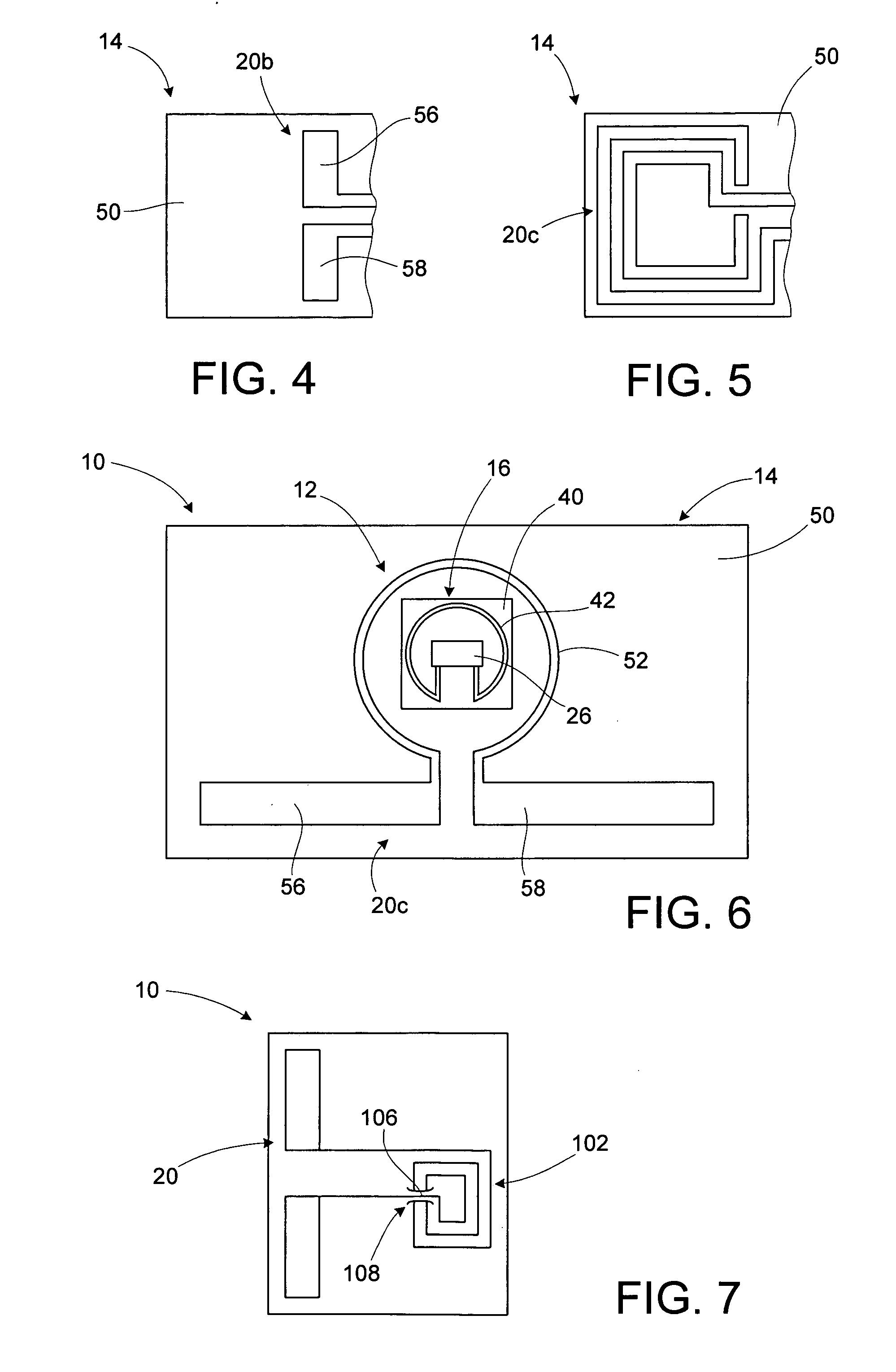RFID device with magnetic coupling