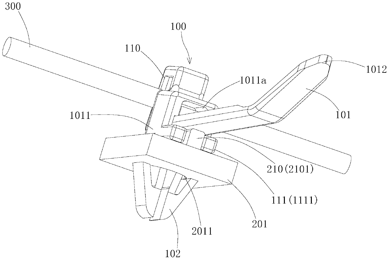 Cable fixing device, cable assembly and car light module