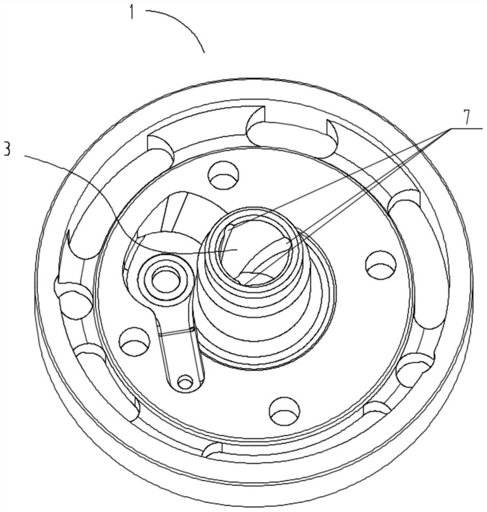 Compressor exhaust structure, compressor and air conditioner