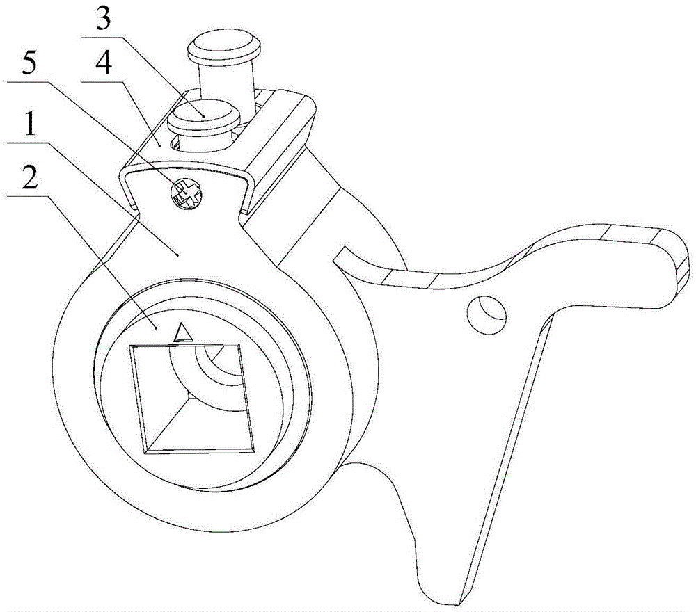 Engaging and disengaging mechanism of electronic core insertion lock