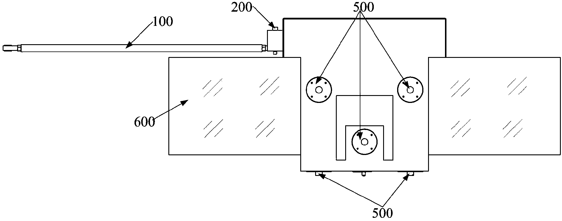 Large-area grating ruling cutter frame system