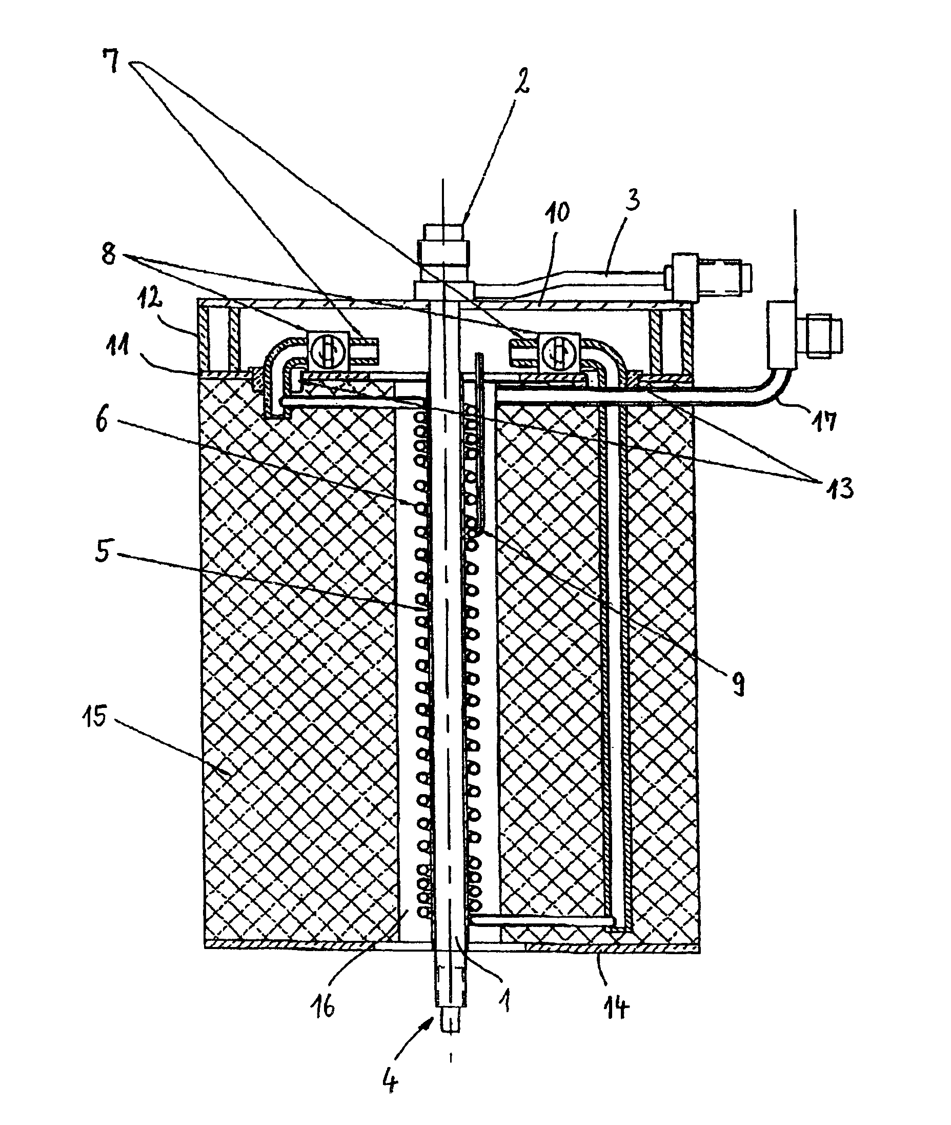Temperature-controlled injector for a chemical analysis unit
