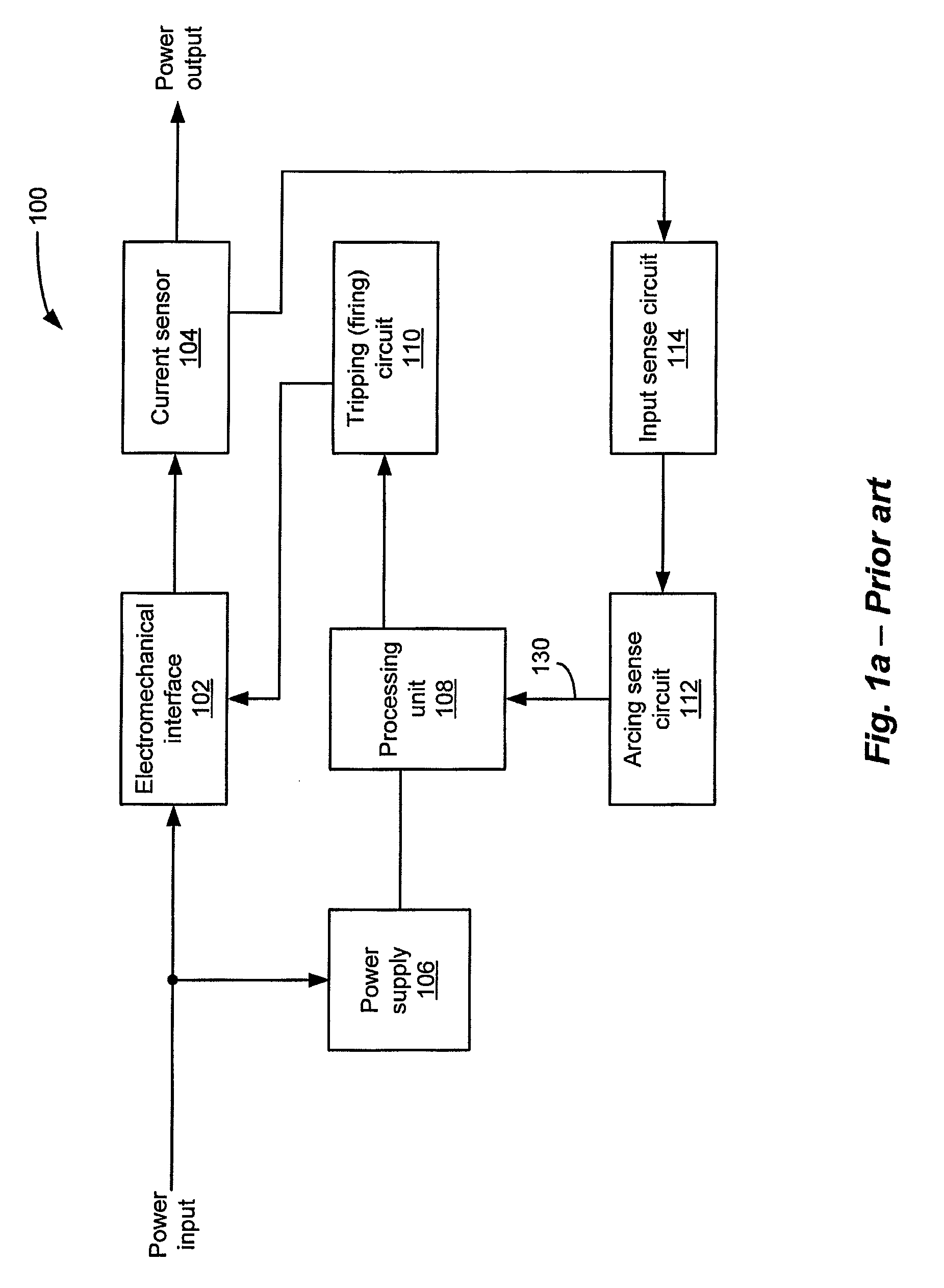 Arc fault detection apparatus employing a comparator with a continuously variable threshold