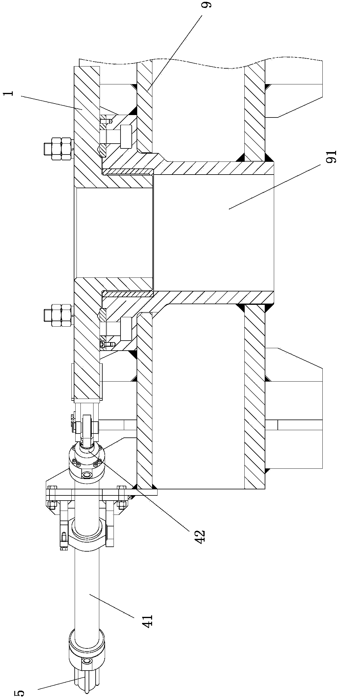 Angle adjusting and locking device of rotary plate