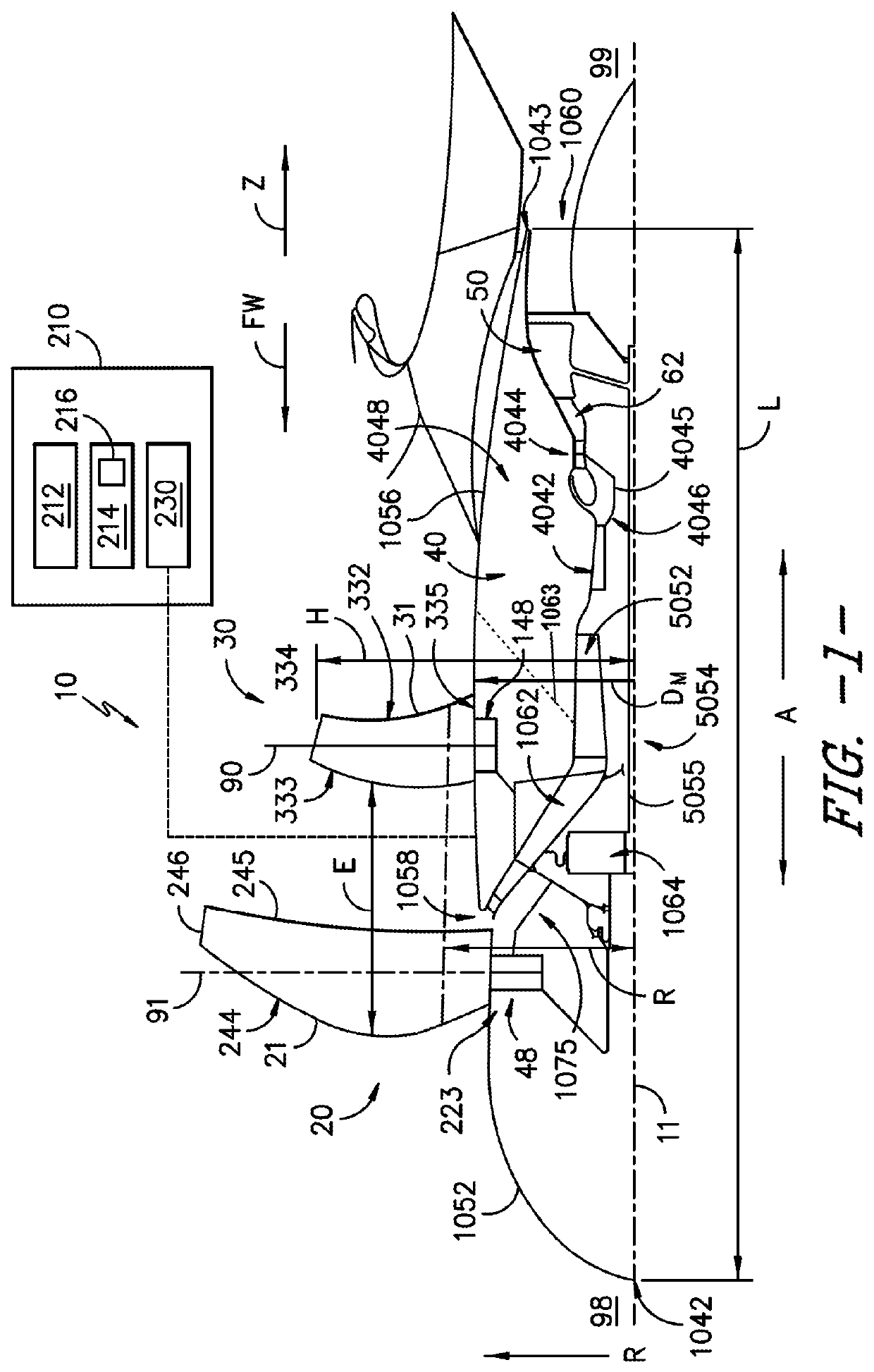 System and method for control for unducted engine