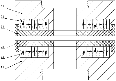 Passive magnetic combined vibration damping device for inclinometer while drilling