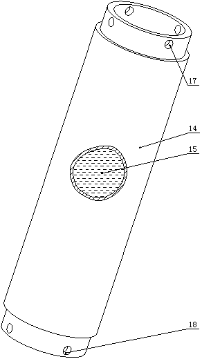 Passive magnetic combined vibration damping device for inclinometer while drilling