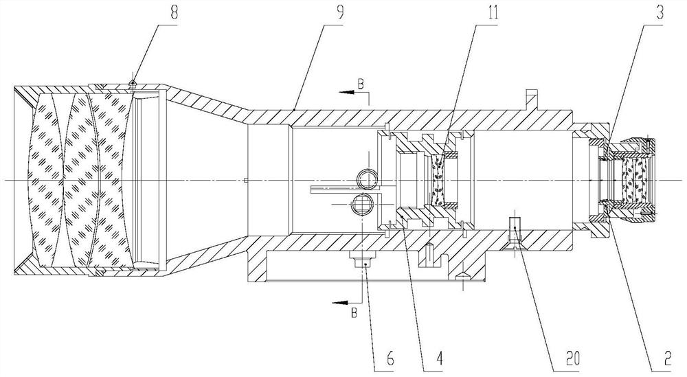 Telescope for level gauge for power construction