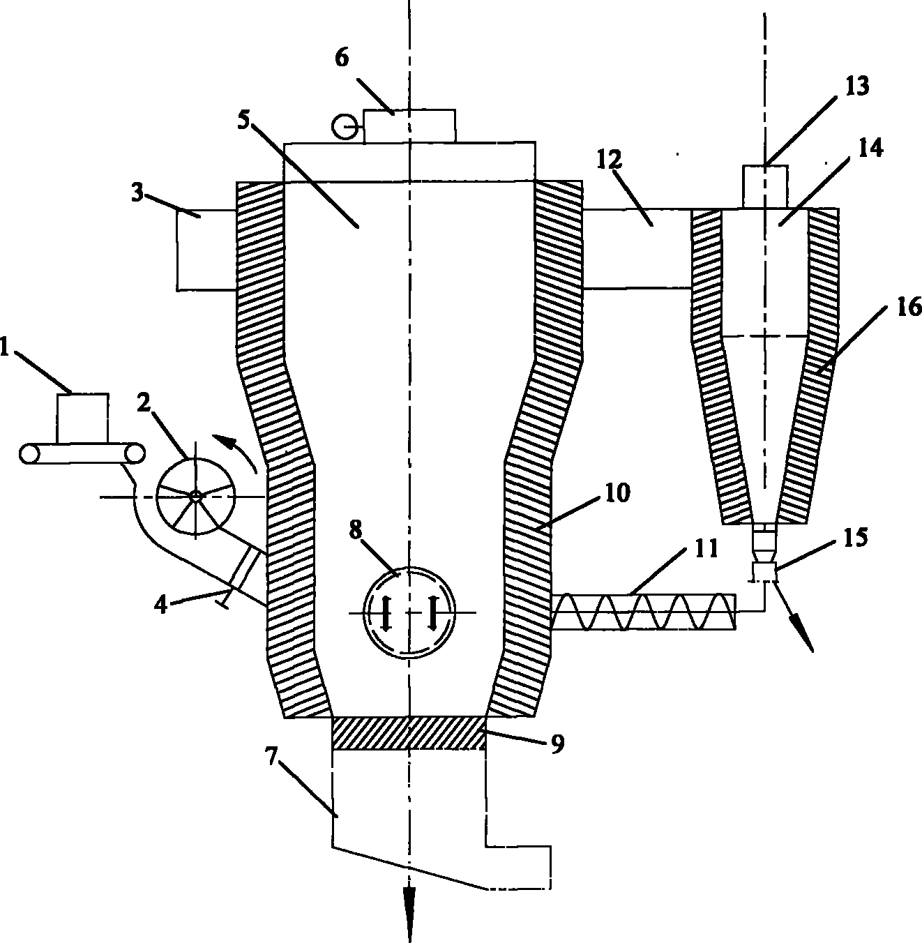 Fluidized bed gasification reaction method and reactor employing packed fuel