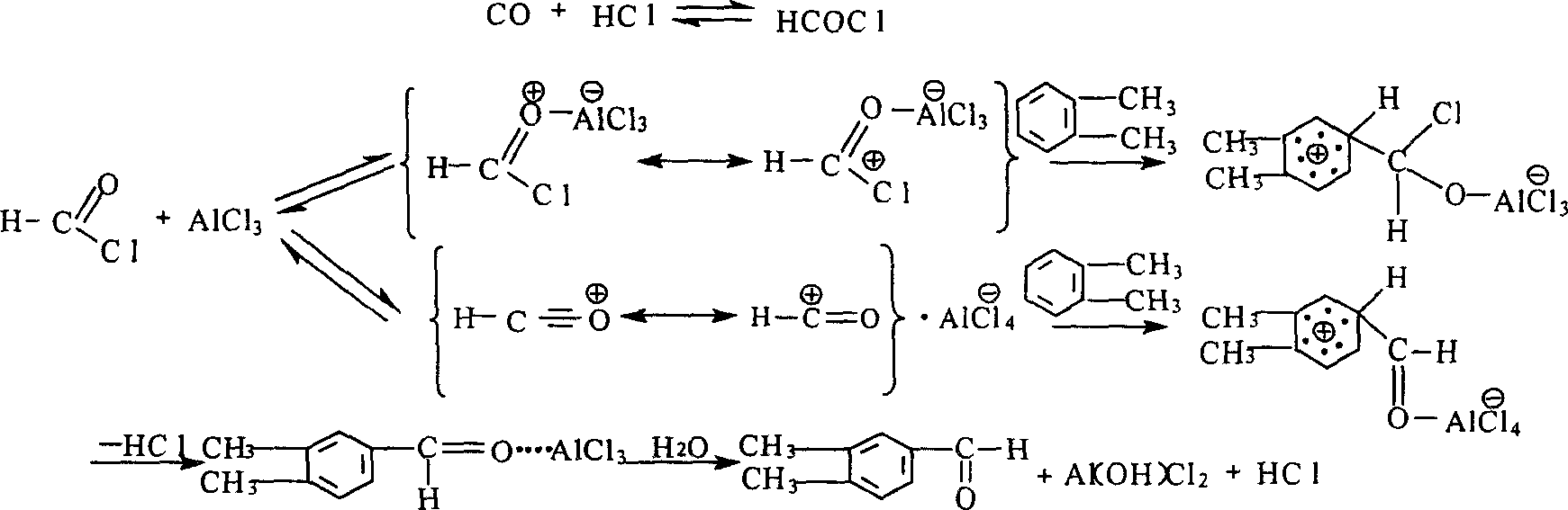 High purity 3,4-dimethyl benzaldehyde preparation method