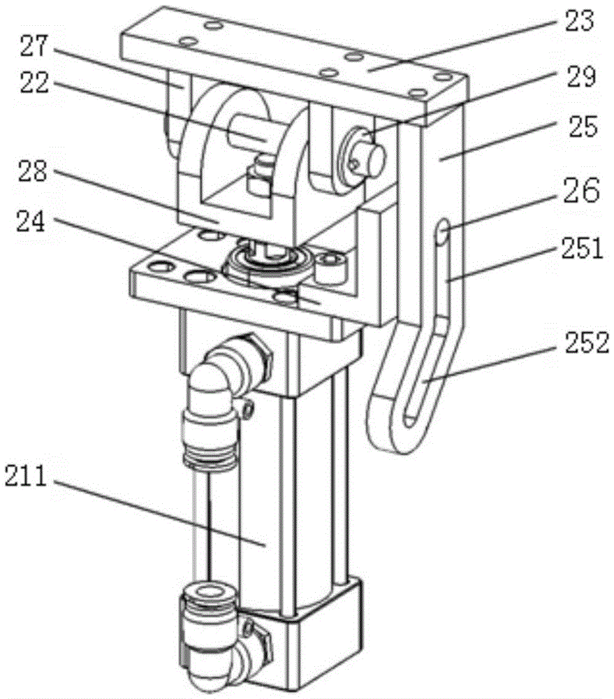 A stamping die and its waste material ejection mechanism