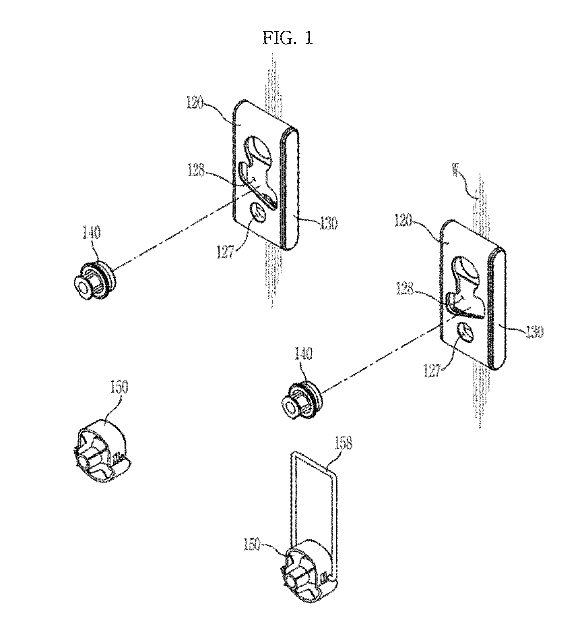 Supporting device to display apparatus