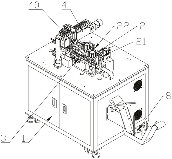 Automatic assembling equipment for universal serial bus interface