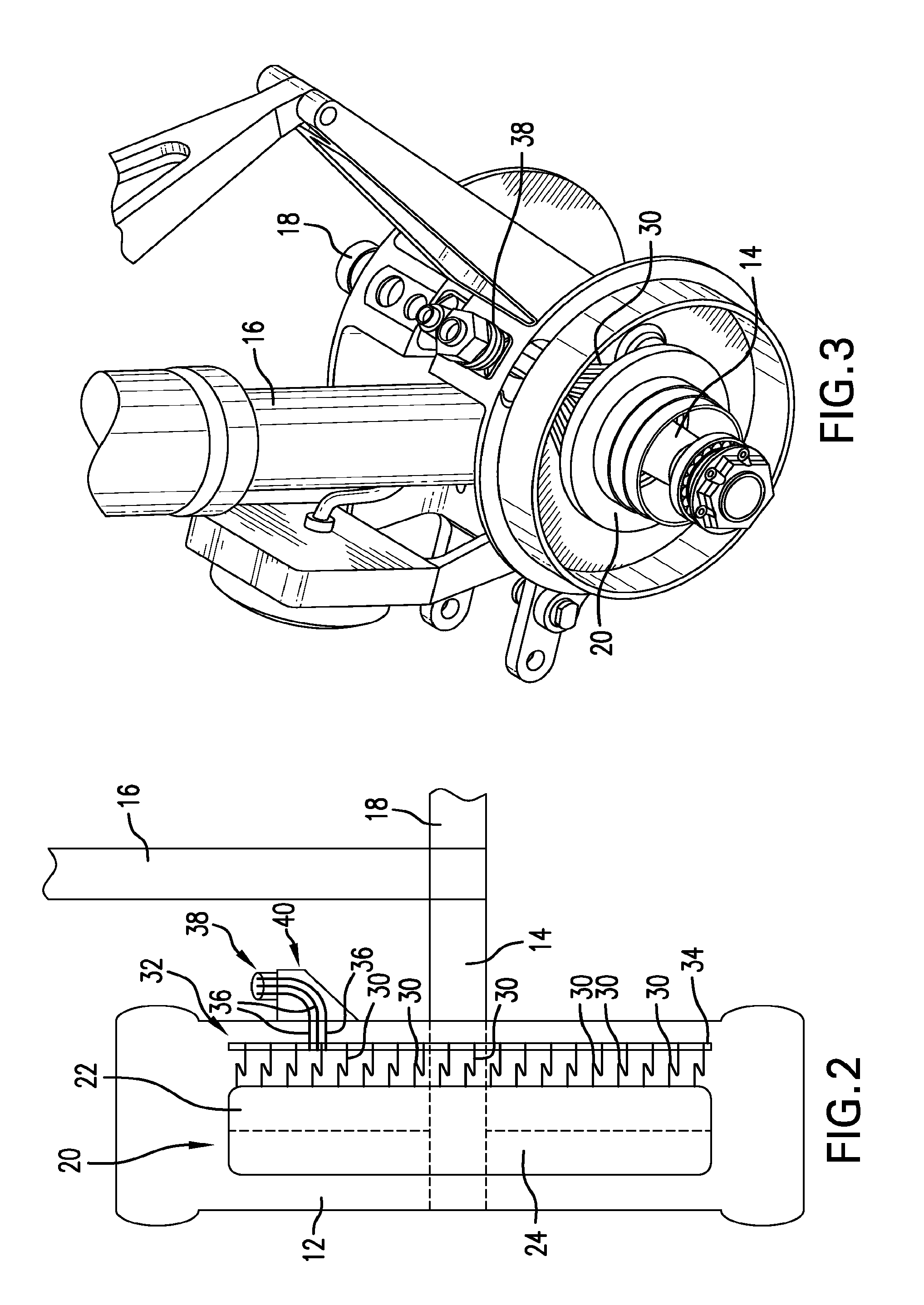 Electric power connector for aircraft drive wheel drive system